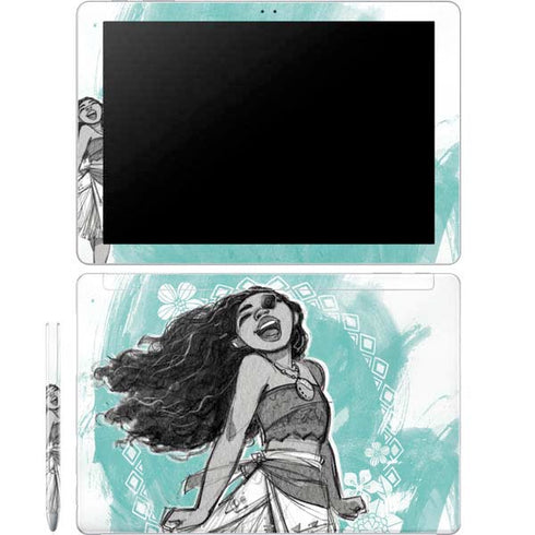 Disney Moana Singing Galaxy Book 12in Skin